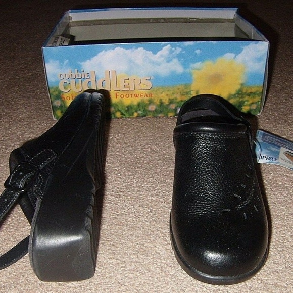 Vintage Soft Ultra Massage Leather Black Slingback - Picture 3 of 7